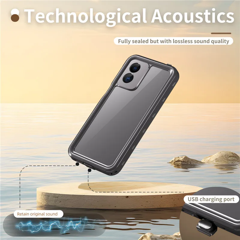 IP68 Waterproof Shockproof Phone Cases for Moto G 2024 5g Underwater Diving Full protection Cover For Moto G Play 4G 2024 Funda Bags & Storage Items Waterproof phone cases