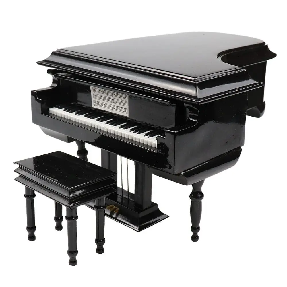 Nuevos Mini Pianos hechos a mano, lindo instrumento Musical de madera, regalos decorativos policromados