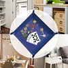 Creative PU Leather Valet Trinket Folding Tray Collapsible Phone Key Wallet Coin Desktop Storage Sundries Box Bins Accessories 5