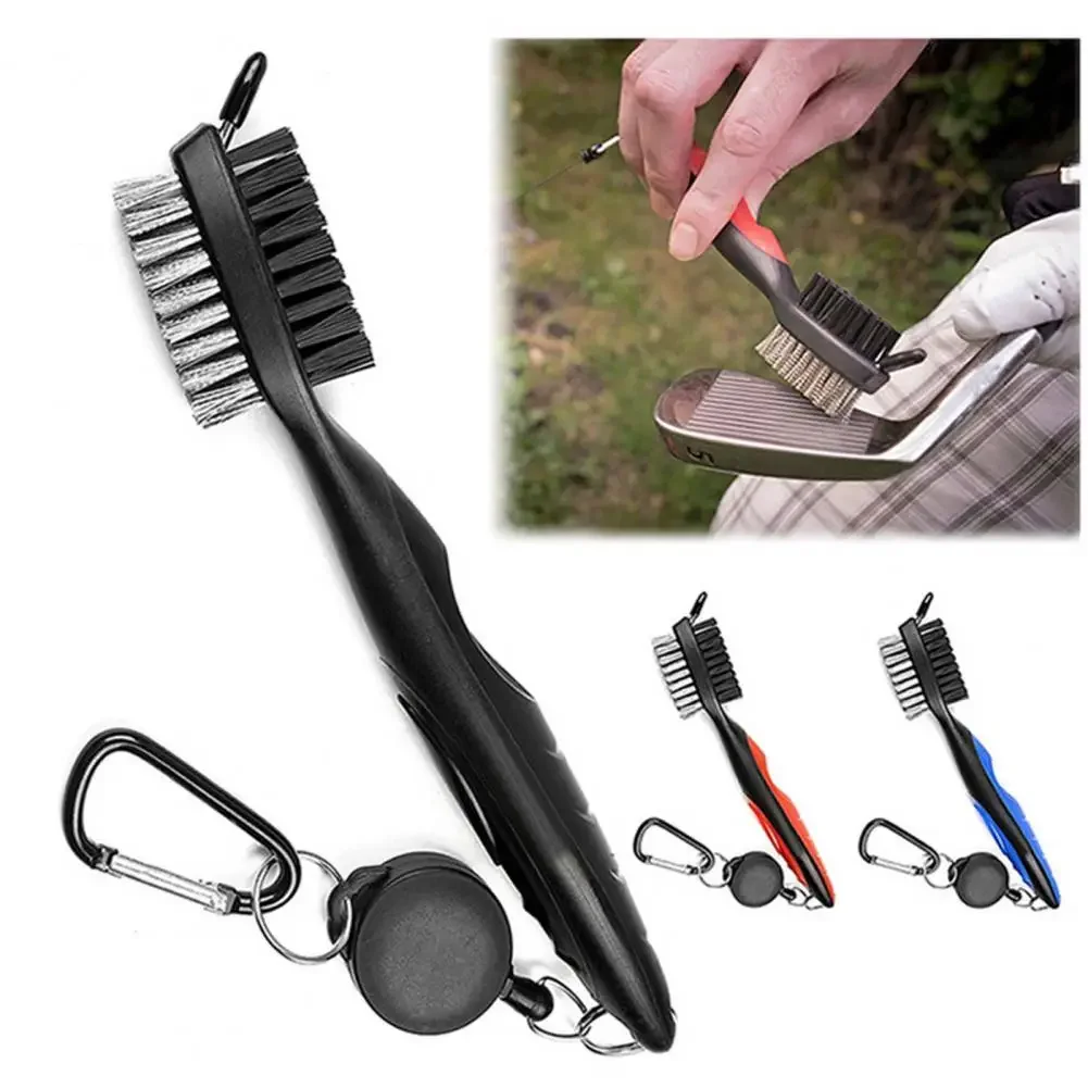 Club Cleaning Brush Golf Club Brush Golf Grooves Cleaning Brush 2 Sided Golf Putter Wedge Ball Cleaner Gof Accessories