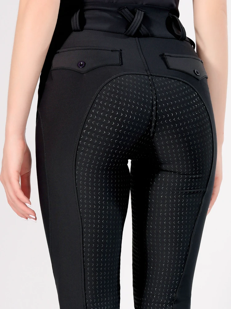 Riding Breeches Silicone Horse Leggings Equestrian Clothing Horse Riding Tights with Pocket horse riding pants