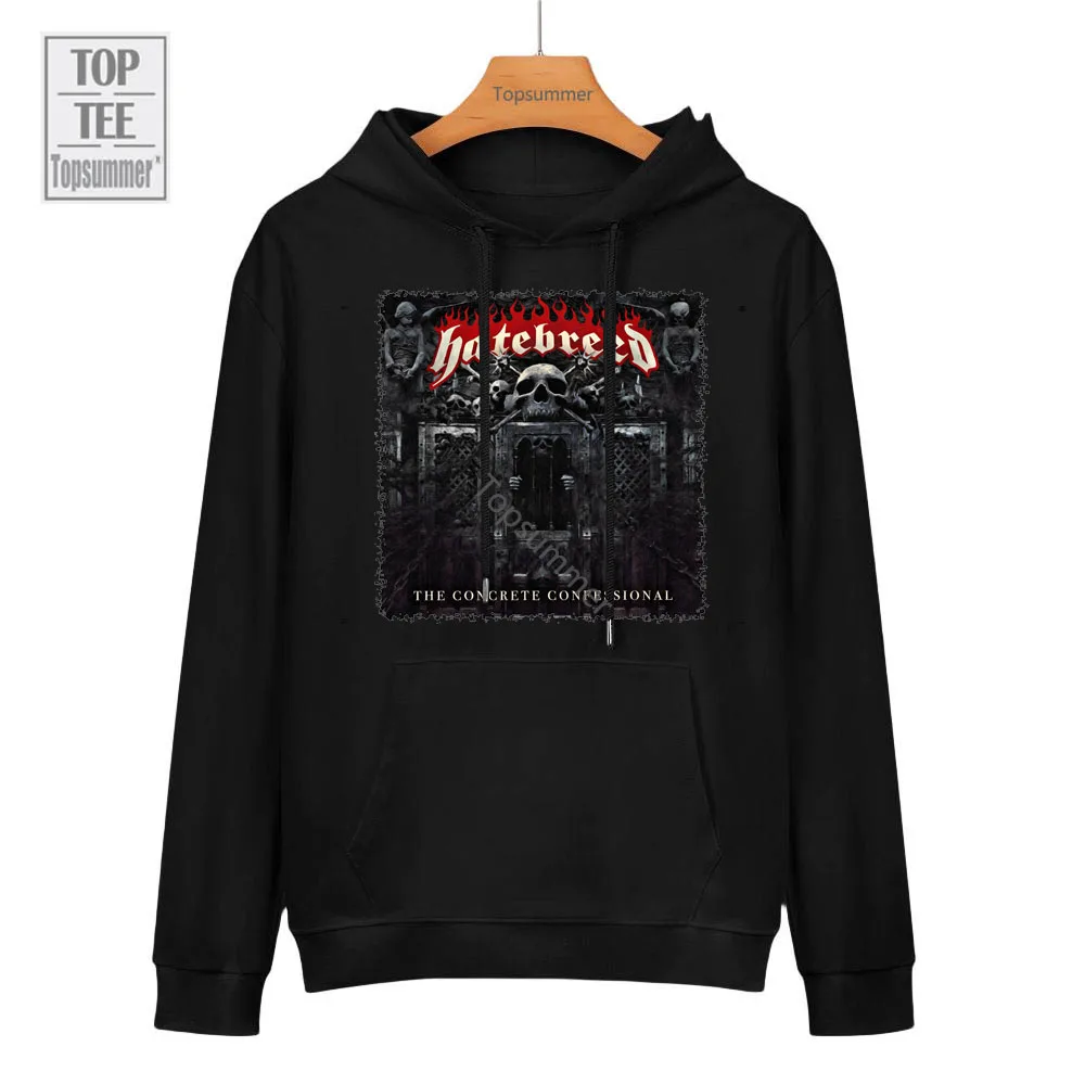 

Толстовки с надписью «The бетонная Конфетница», толстовка Hatebreed Tour, Мужская Уличная одежда в готическом стиле, толстовка, уличная одежда