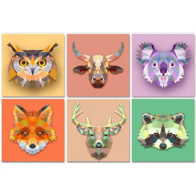

PhotoCustom Interior Paint By Numbers For Kids Decorative Paintings Animals Painting Numbers Home Decoration Art Supplies