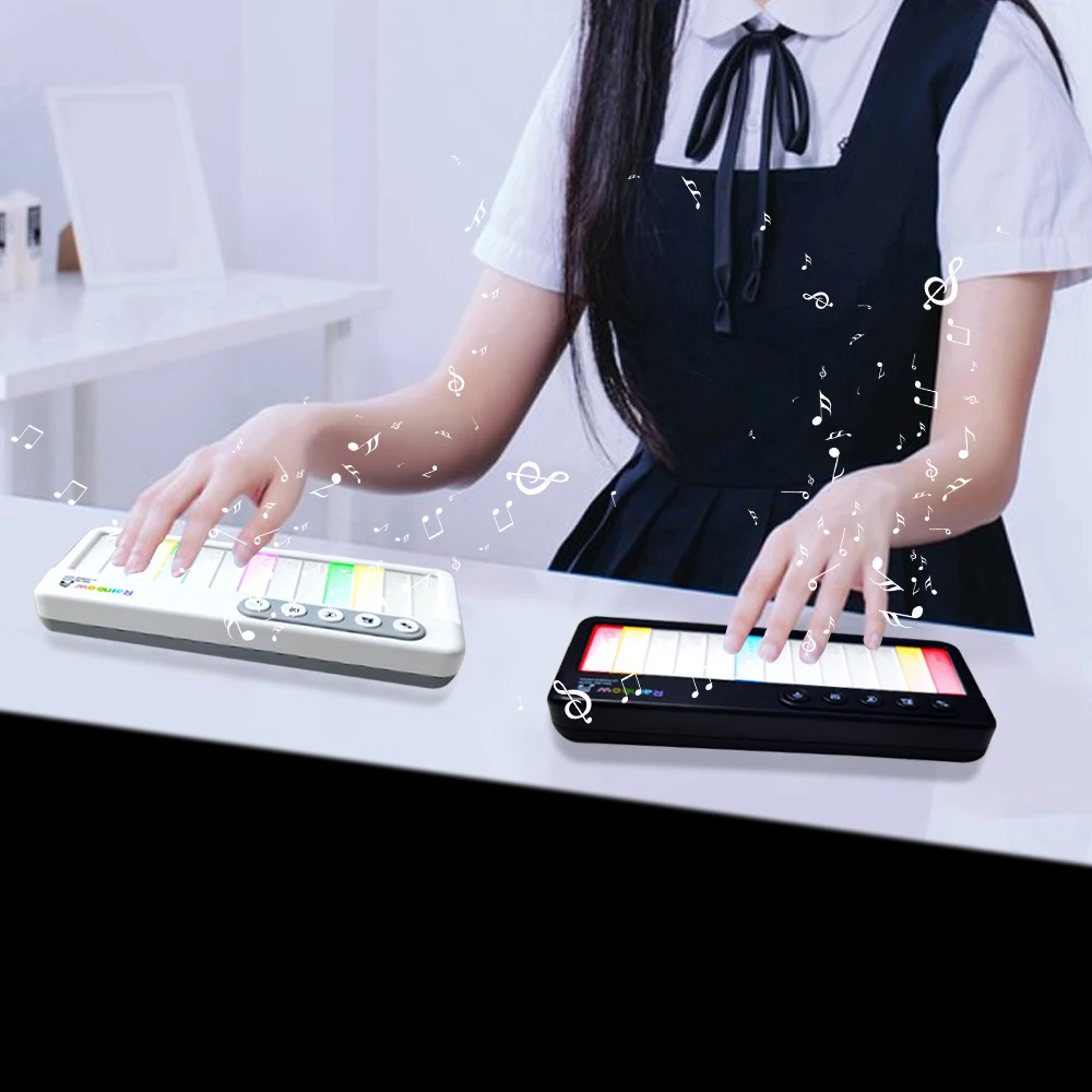 13 Key Colorful Music Keyboard Piano Musical Instrument Colorful Light Music Box