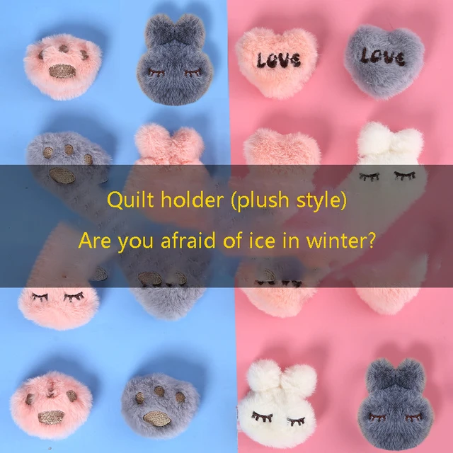 Paplan Borító Klipek Rajzfilm Nyúl Kényelmes Rögzítőelemek Klip Rögzítő Anti Mozgó Rögzítők Otthoni Ágynemű Tartó - Image 2