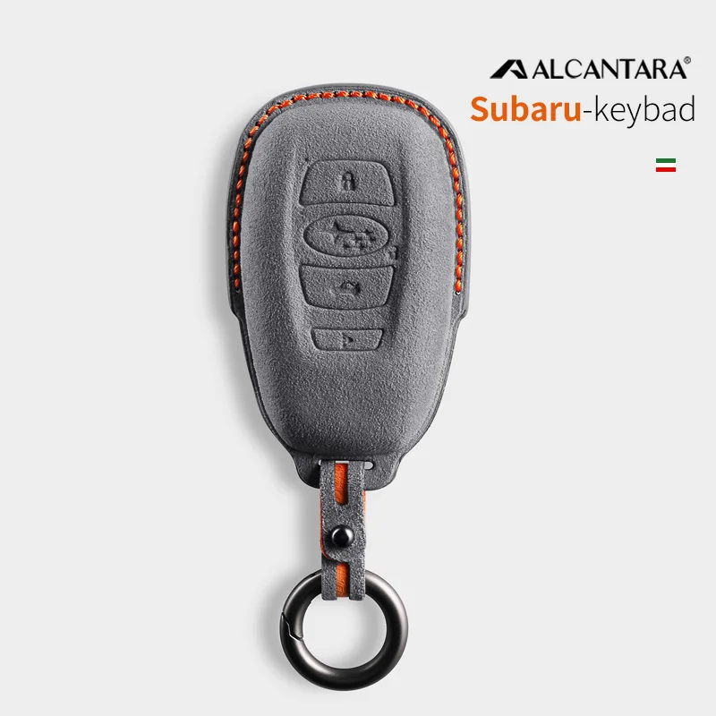 For Subaru Outback Forester LEGACY Remote Leather Key Cover Bag Fob