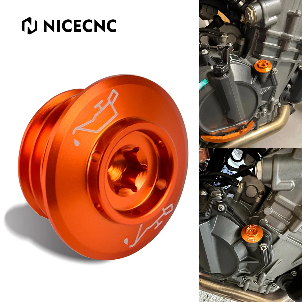 CNC Engine Oil Filler Plug Cap Cover For KTM SX SXF XC XCF XCW XCFW EXC EXCF TPI Six Days 2004-2023 Motorcycle Accessories
