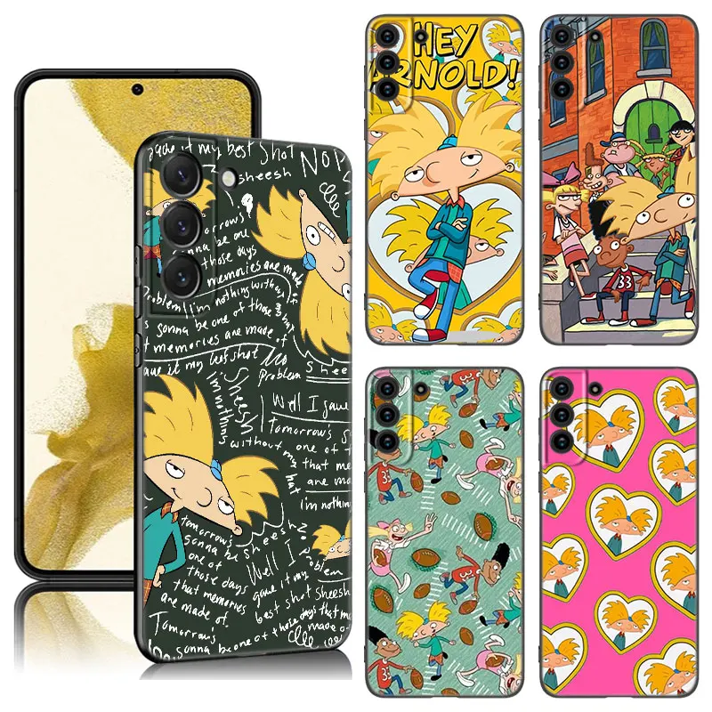 Hey Custodia Per Telefono Amazon Per Samsung Galaxy S20 S21 S22 S23 Ultra Fe S10E S10 Lite S8 S9 Plus S6 S7 Edge Cover In Silicone Nero