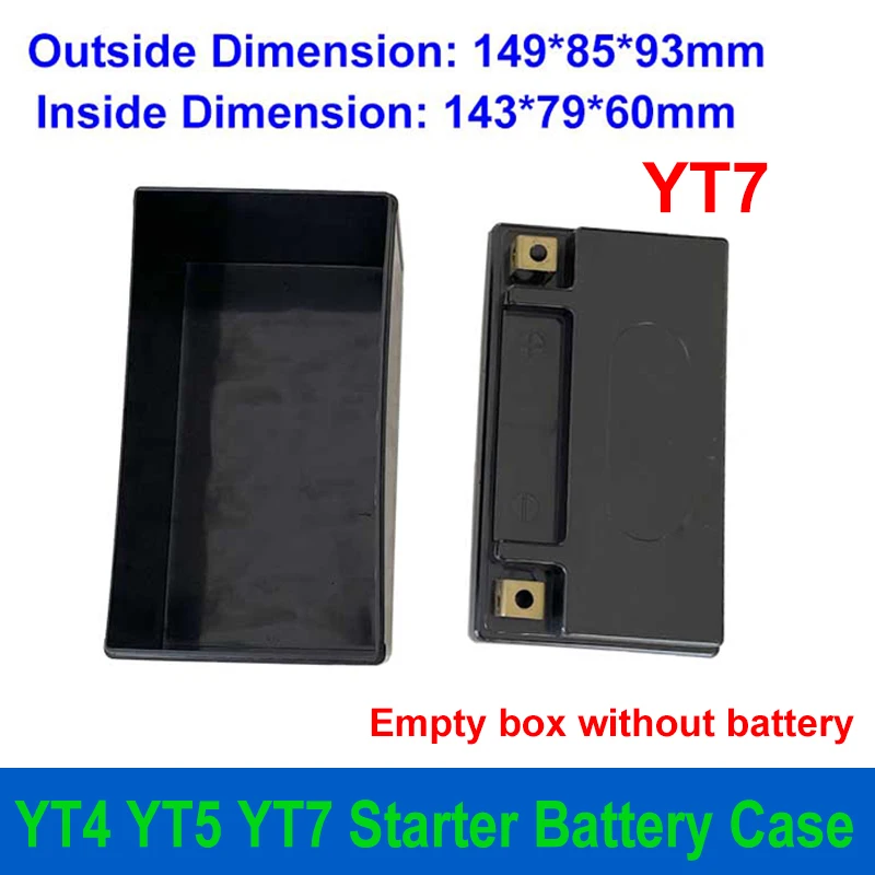 YT4 YT5 YT7 Battery Case for DIY Motorcycles
