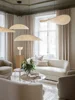 Wabi Sabi Pendant Lamp For Living Room Bedroom Dining Home Decoration Designer Scandinavian White Led Hanging DuPont paper lamp 2
