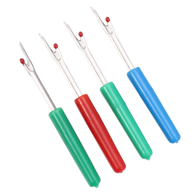 4Pcs/Set Plastic Handle Craft Thread Cutter Random Seam Ripper Stitch  Unpicker Sewing Tool Cross-Stitch Sewing Thread Remover - AliExpress