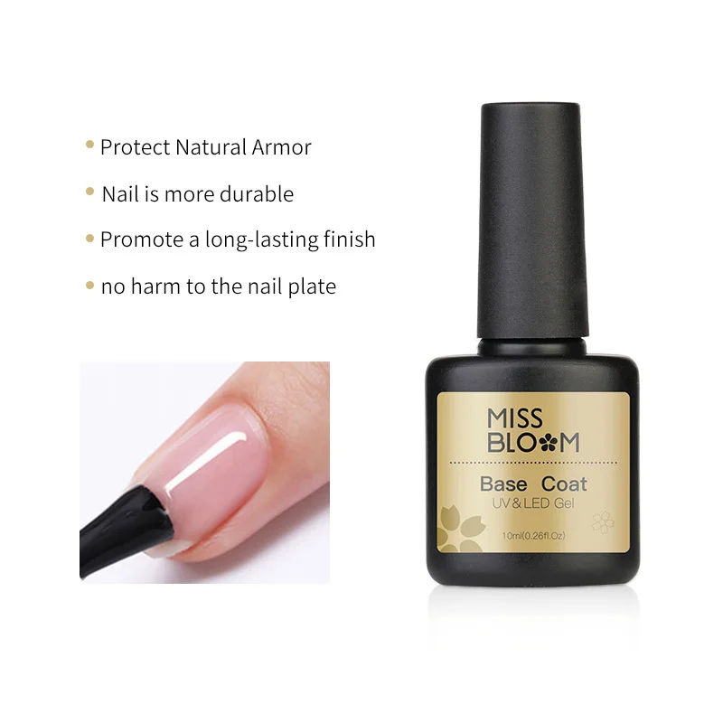 10Ml Base Coat Fast Air Dry Primer Uv Led Gel Base Primer No Need of Uv/led Lamp Soak Off Gel Nail Polish for Nail Art Design nail gel nail polish nail primer gel polish base and top coat