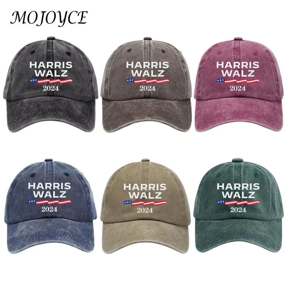 Harris Walz Hat for Men Women Unisex Baseball Cap Distressed Washed Hats Travel Sun Cap baseball cap baseball caps baseball hats sun cap fashion hats