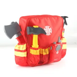 Ensemble d'accessoires de jeu de rôle de pompier pour enfants, ensemble de jeu de rôle de pompier, cadeau pour enfants 
