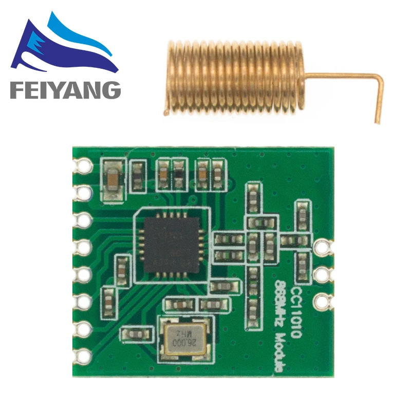 CC1101 Wireless-Modul Fernübertragungsantenne 868 MHz SPI-Schnittstelle Low Power M115 für FSK GFSK ASK OOK MSK 64-Byte