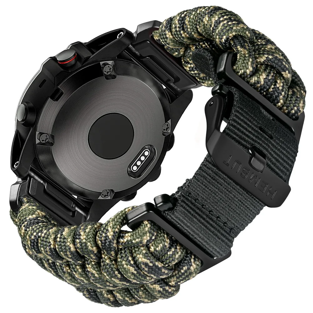 Nylon Braid 550 Paracord Quickfit Watch Band - Fits 22/26mm