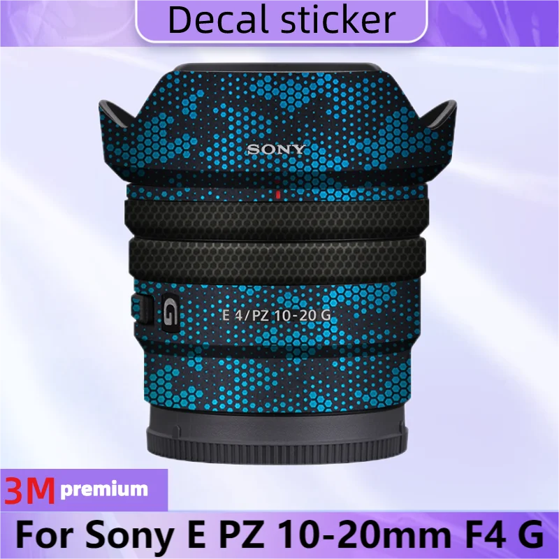 10-20 F4 Decalcomania Pelle Vinile Avvolgere Pellicola Lente Corpo Adesivo Protettivo Protezione Cappotto Selp1020G Per Sony E Pz 10-20Mm F/4G 10-20 4