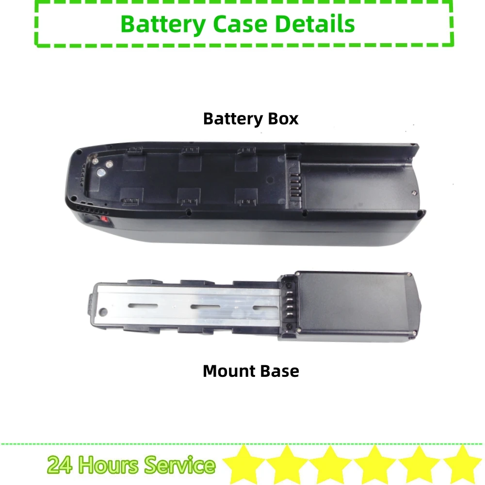 Enhanced Down Tube Ebike Battery Case with Cell Holders and Spacers