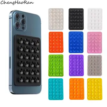 Funda de teléfono de succión pegajosa, accesorio Adhesivo de silicona para IPhone y Android, juguete antiestrés de manos libres 1