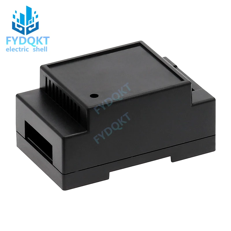 1PC DIN Rail PLC Fire Detection Instrument Power switch Box Rail Electrical Enclosure 4-05: 88x54x44mm Meters Shell