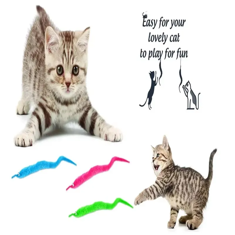 5/10/15개입 마법의 애벌레 요정 장난감 성인 및 어린이용 재미있는 고양이 놀..