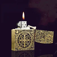 1:1 Limited Edition ZORRO Oversized Kerosene Lighter Metal Personality Constantine Creative Heavy Armor Oversized Lighter Gift 2