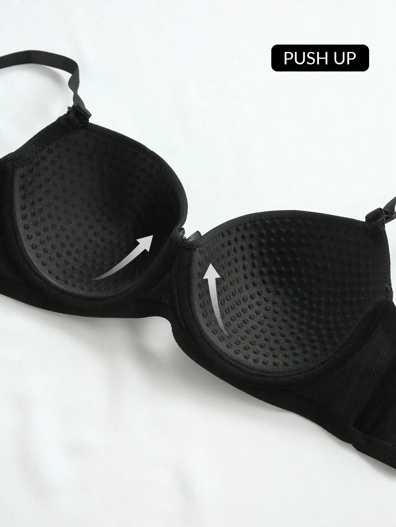 2sets Solid Underwire Lingerie Set  Women Push Up Bra with Steel Ring Fashion Women Underwear Panty Everyday Brassiere Sets