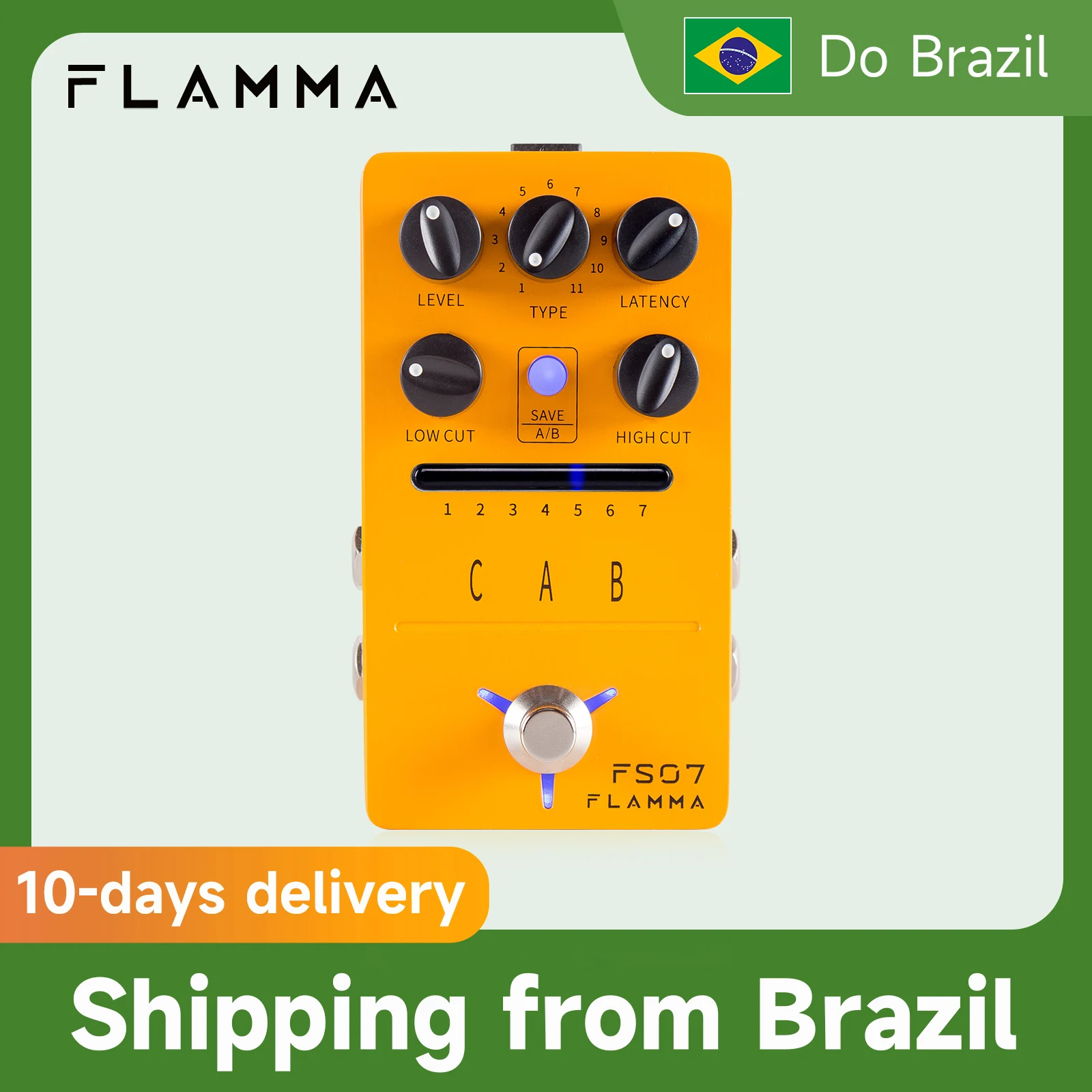 FLAMMA-FS07-IR-Cabinet-Simulation-Pedal-Cab-Simulation-Guitar-Effects ...