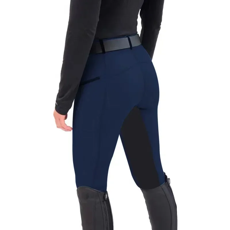 Women's leggings Elastic pants Fashion casual zipper leggings equestrian pants Horse Riding 6