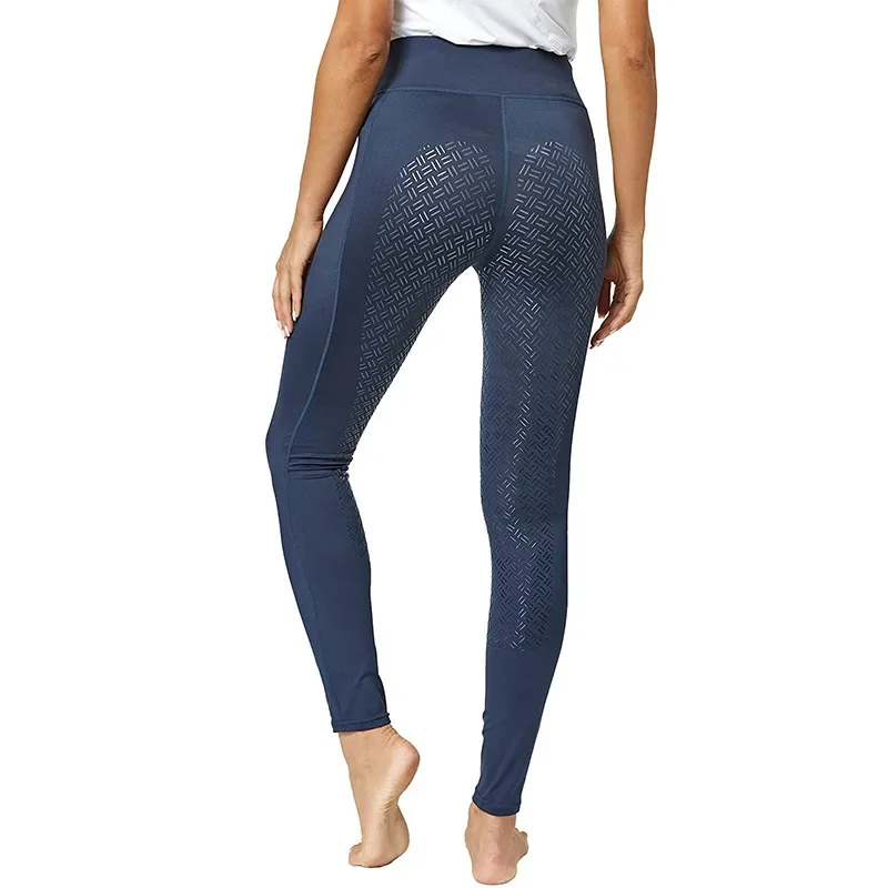 Full Seat Casual Breeches Equestrian Sportswear Elastic High Waist Tight Riding Pants Drip Slip Pants Horse Riding Clothes 3