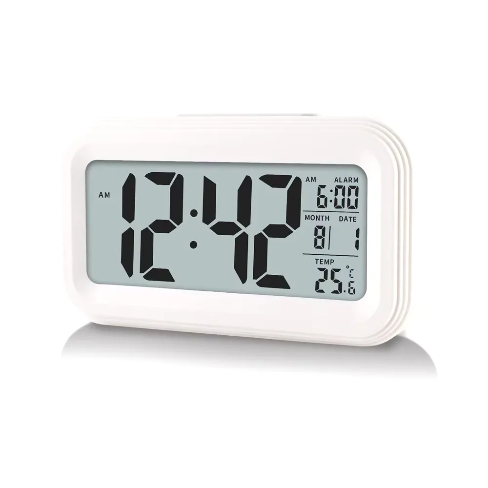 Digital Wall Clock LED Digital Alarm Clock Multifunction Electronic Backlight Table Clock Backlight Snooze Calendar Desktop Electronic