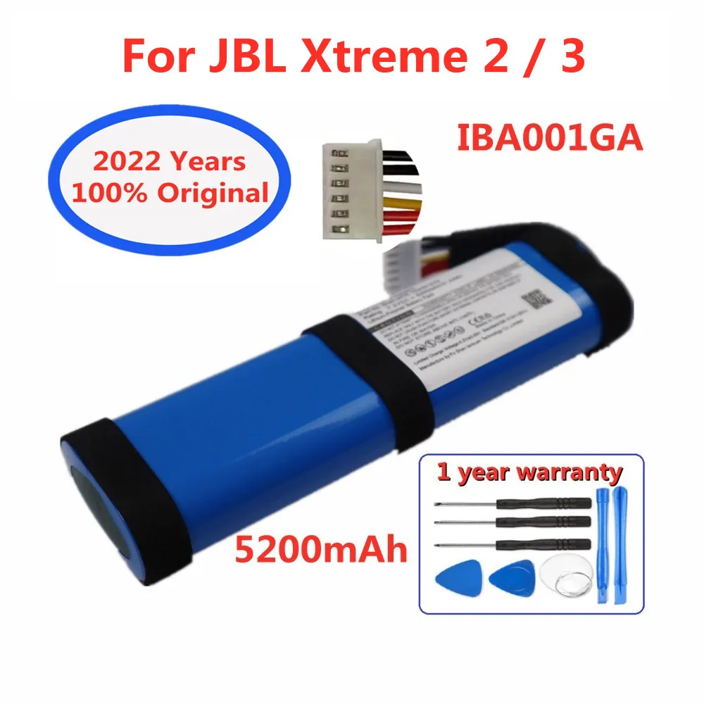 

Original Speaker Rechargable Battery 5200mAh For JBL Xtreme 2 3 Xtreme2 Xtreme3 IBA001GA Loudspeaker Bluetooth Audio Battery