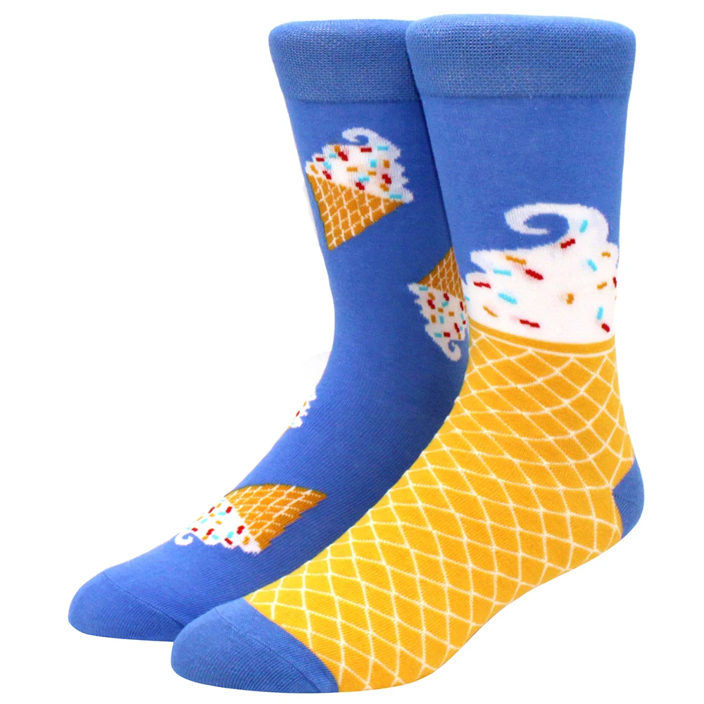 Premium Cotton Novelty Socks with Fun Food Pattern