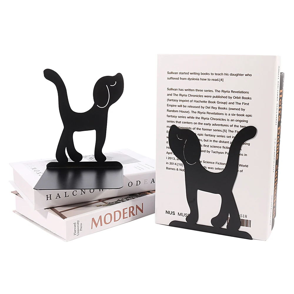 Dog Book Ends For Shelves 3 Style Color