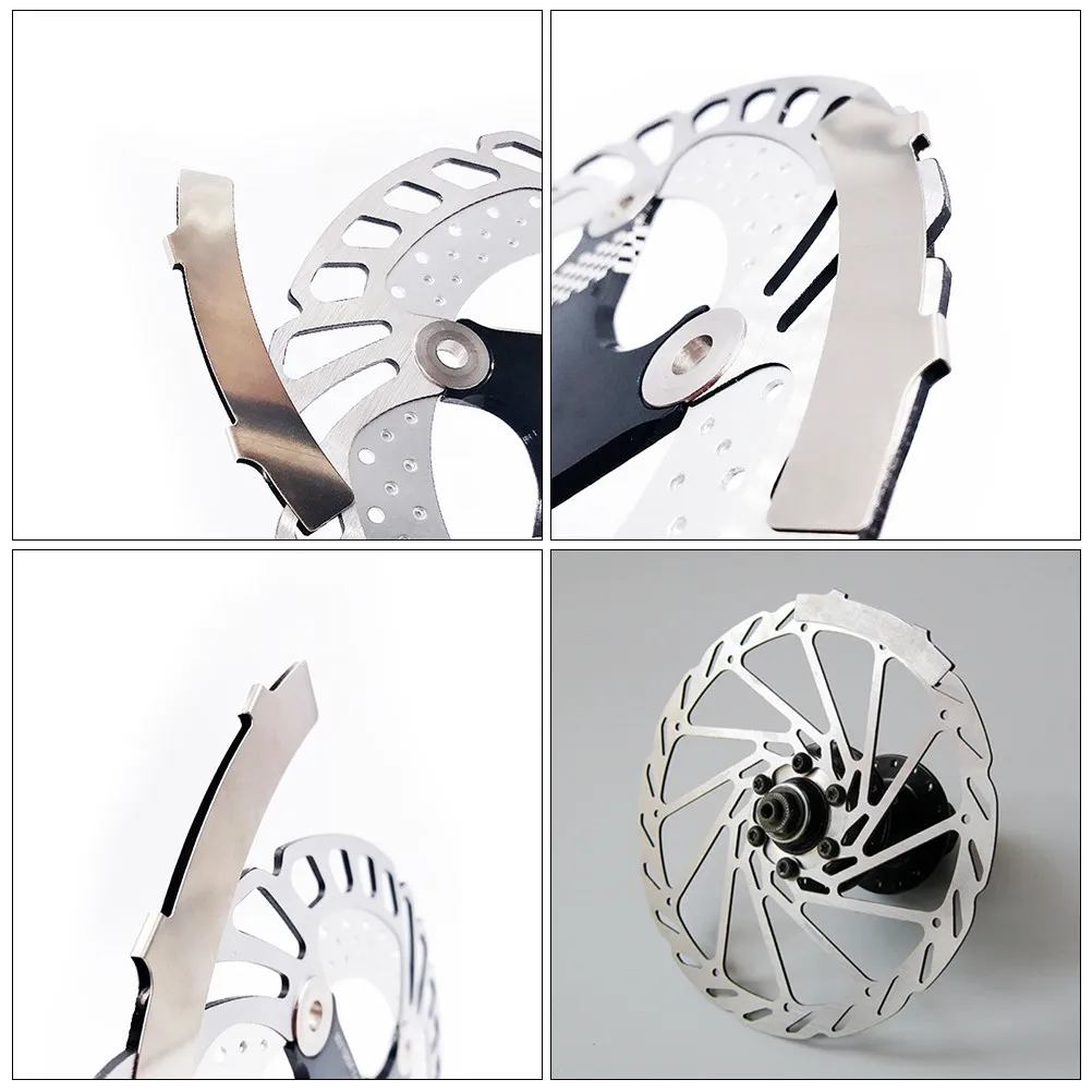 10Pcs 자전거 브레이크 조정 디스크 스테인레스 스틸 녹 방지 스크래치 방지 내마모성 경량 휴대용 확장 디자인