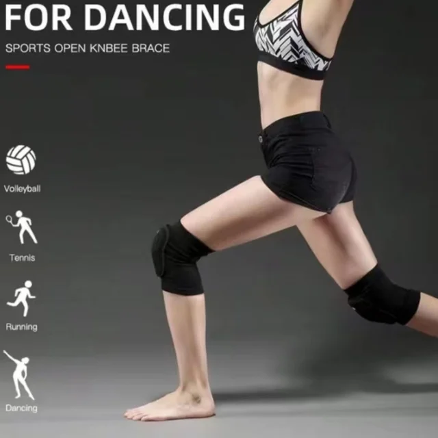 Dance sponge knee pads to keep warm volleyball dance kneeling anti-collision exercise thickened knee pads sports dance knee pads 2