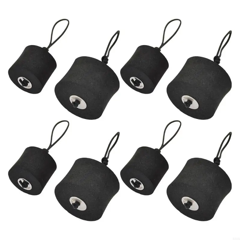 4Pcs Drain Hole Stopper Bung with Lanyard, Kayak Accessories Kayak Scupper Plugs Set High Elasticity Scupper Plugs