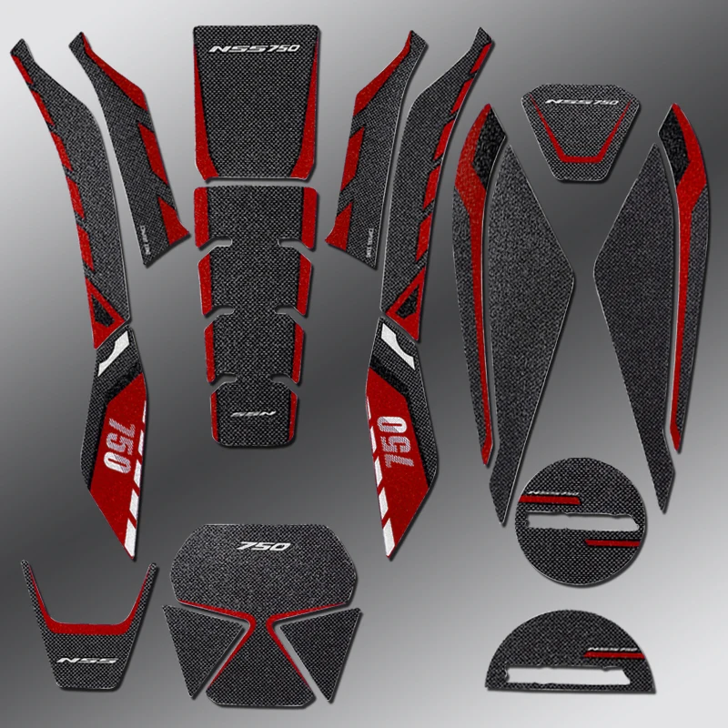 Adesivi Laterali Antiscivolo Per Serbatoio Moto – Protezione Termica E Antigraffio In Gomma 3D Per S1000xr – Kit 6 Pezzi Neri - 2