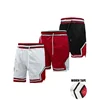 Athletic Gym Men's Mesh Shorts-Workout Black Quick Dry Basketball Shorts with Pockets for Running Casual Activewear