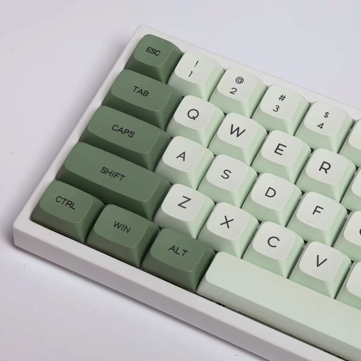 Teclado Mecânico Keycaps Matcha Xda Profile Pbt Keycaps Árabe Coreano Japonês Russo Tailândia 123 Chaves - Imagem 5