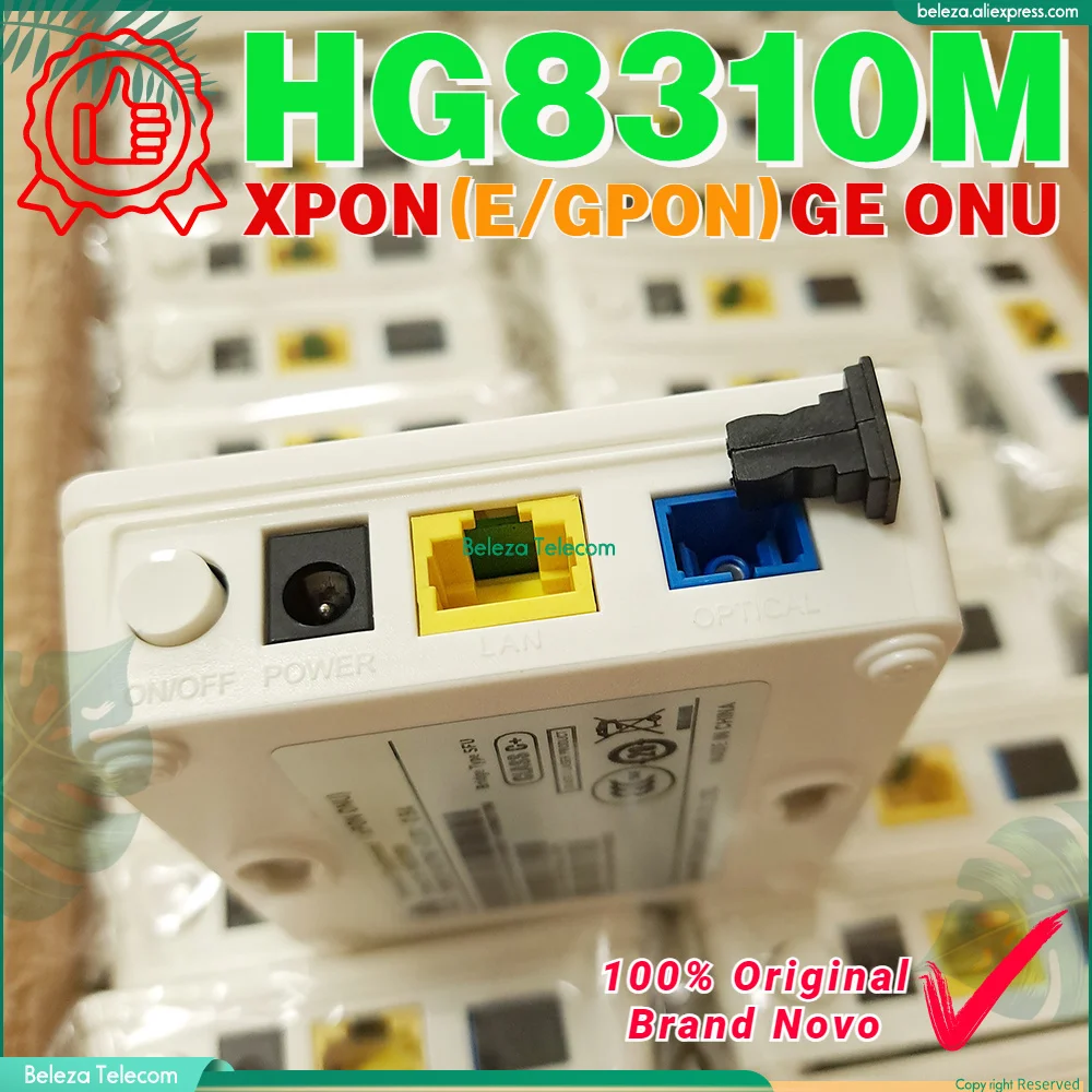 Nuovissimo Hg8310M Xpon Ont Onu Xpon Novo Epon/Gpon Dual Mode 1Ge Onu Ont Con Porta Singola Applicare Al Terminale Dei Modem Ftth