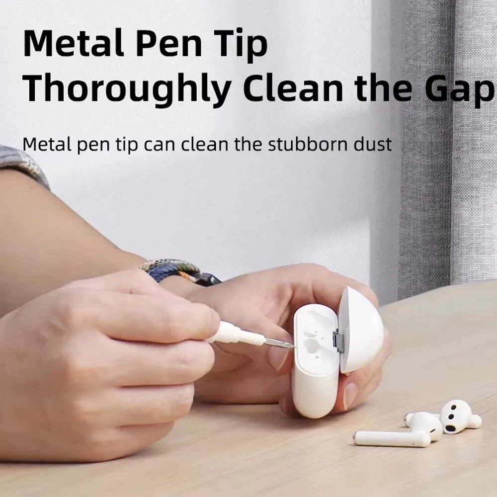 Wireless Earphone Cleaning Kit with Precision Brush Tool