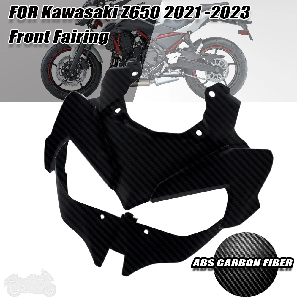 

Front Headlight Fairing For Kawasaki Z 650 Carbon Fiber Fairing For Kawasaki Z 650 2021-2023 Front Headlight Fairing