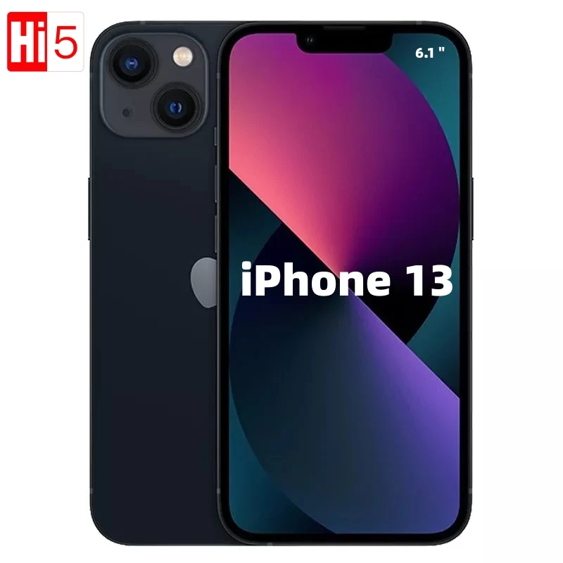 Apple Iphone 13 6.1 "A15 Ios 5G Face Id Nfc 4Gb Rom 128/256/512Gb Ram Super Retina Xdr Oledoriginal Sbloccato 13 Telefono