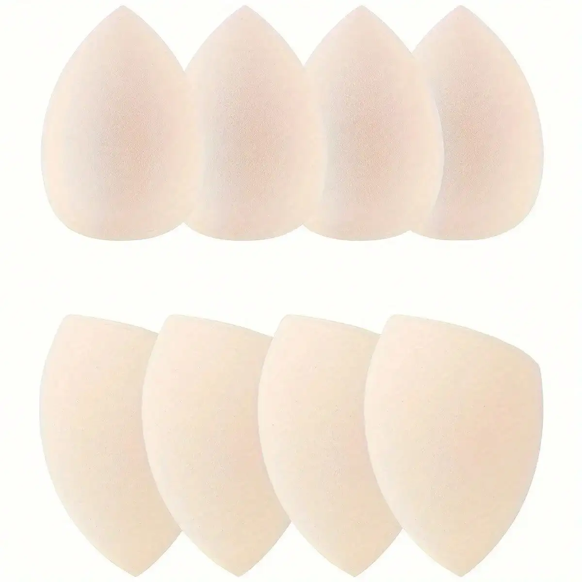 8Pcs High-Density Egg Sponges - Hydrophilic & Latex-Free for Liquid | Hypoallergenic Non-Slip Grip, All Skin Types