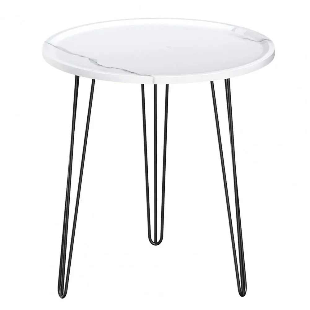 Compact Side Table - Natural Finish, Versatile Coffee Table for Small Spaces, Living Room, Bedroom, Balcony