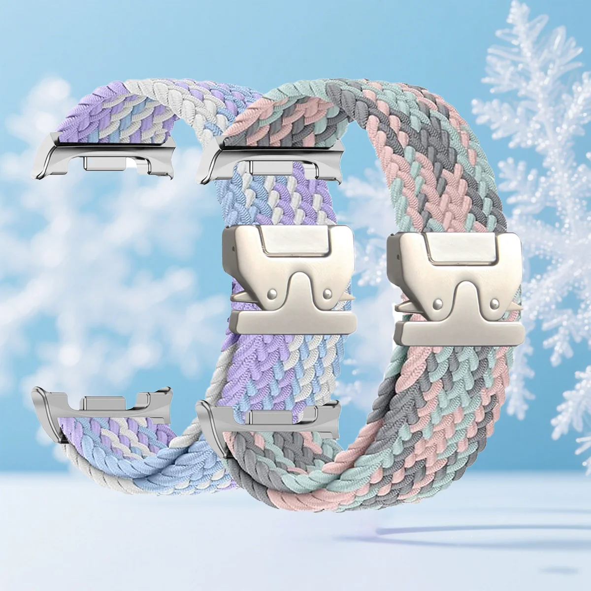 Braided Loop Parachute Buckle Watch Band