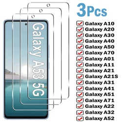 Tempered Glass for Samsung Galaxy A50 A30 A20E A10S A40 A70 Screen Protectors for Samsung A21 A31 A51 A71 A41 A22 A32 A52 Glass