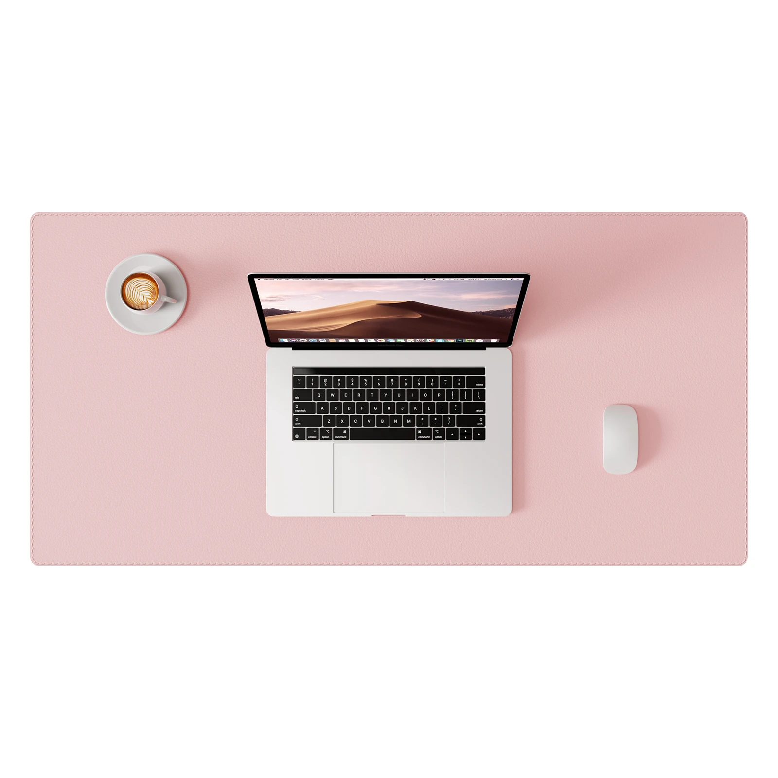 Premium PU Leather Desk Blotter: Non-Slip, Stitched Edges, Multi-Functional Desk Pad for Home, Office, or School