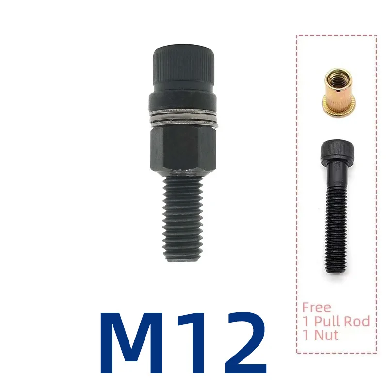 DingGreat Draadloos klinknagelpistool klinknagel elektrische boor gereedschapsset klinkhamer adapter inzet moer handgereedschap accessoires (zwart